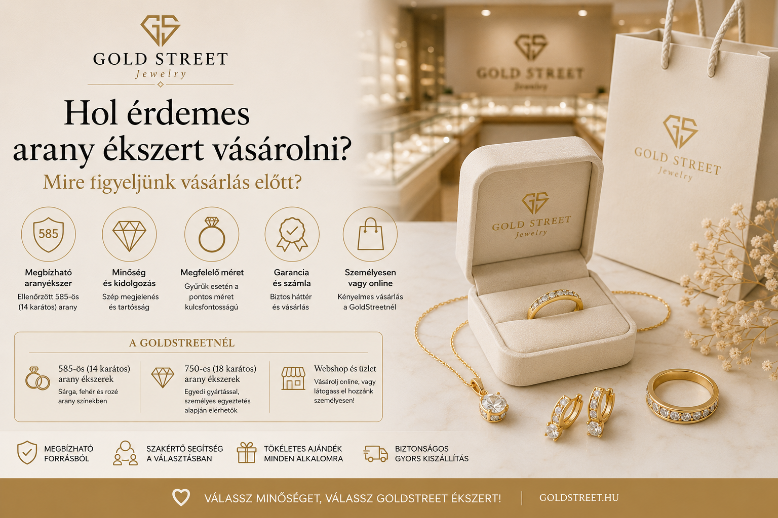 Hol érdemes arany ékszert vásárolni? – Mire figyeljünk vásárlás előtt?
