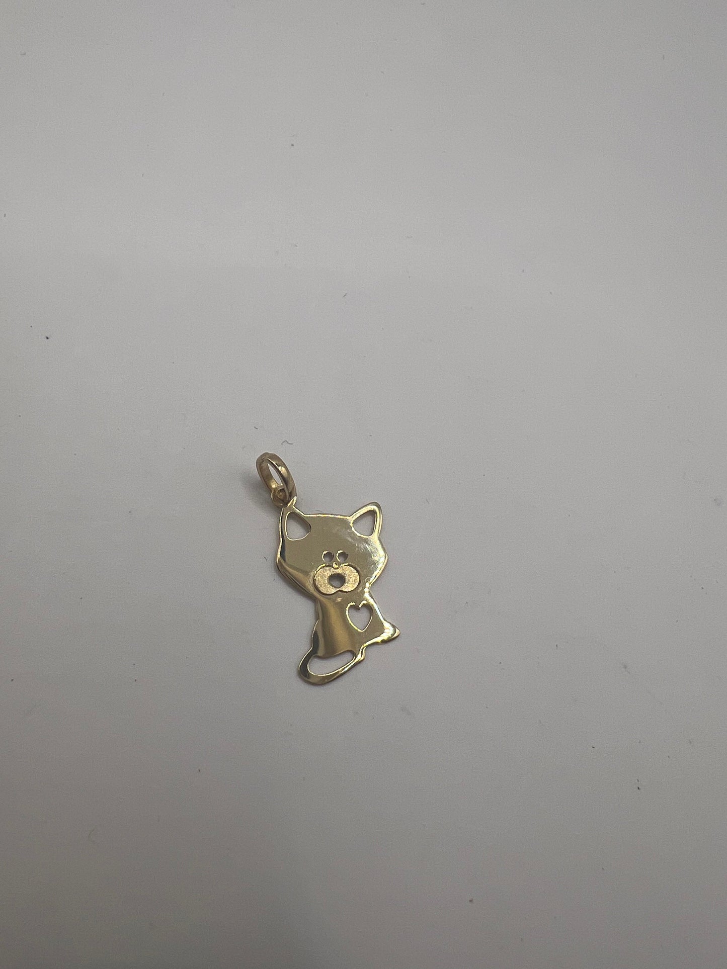 Róka alakú arany medál