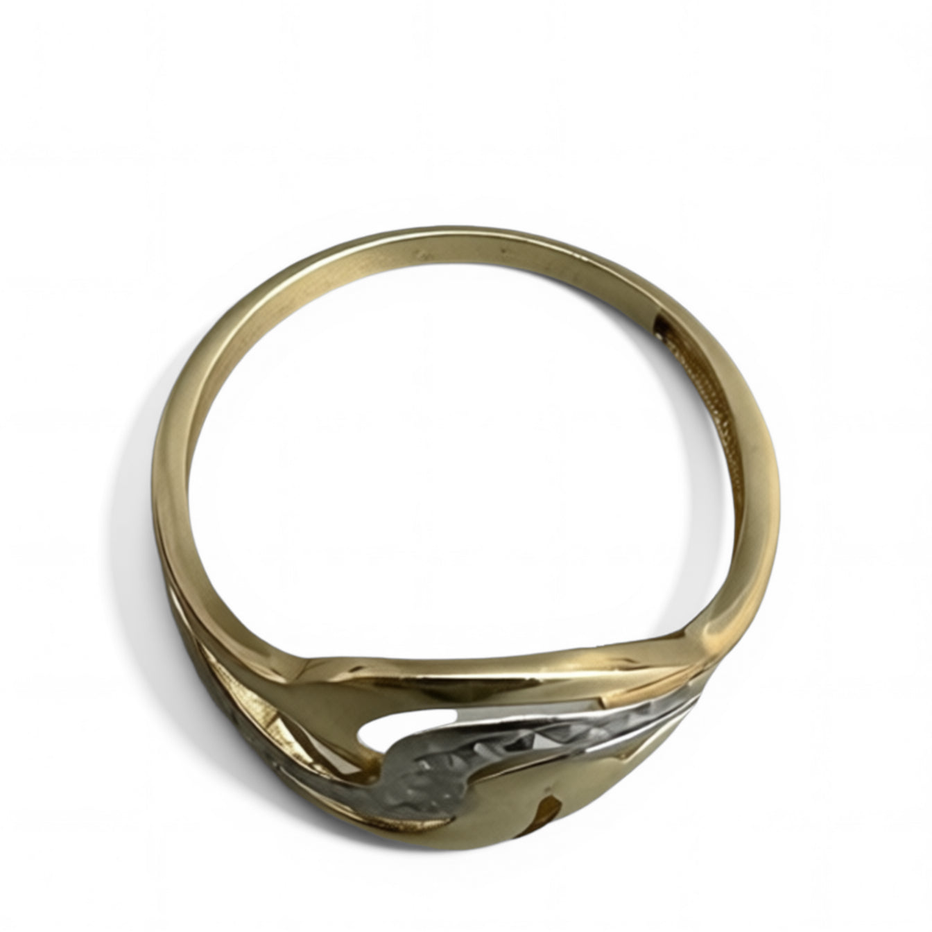 14K női bicolor gyűrű