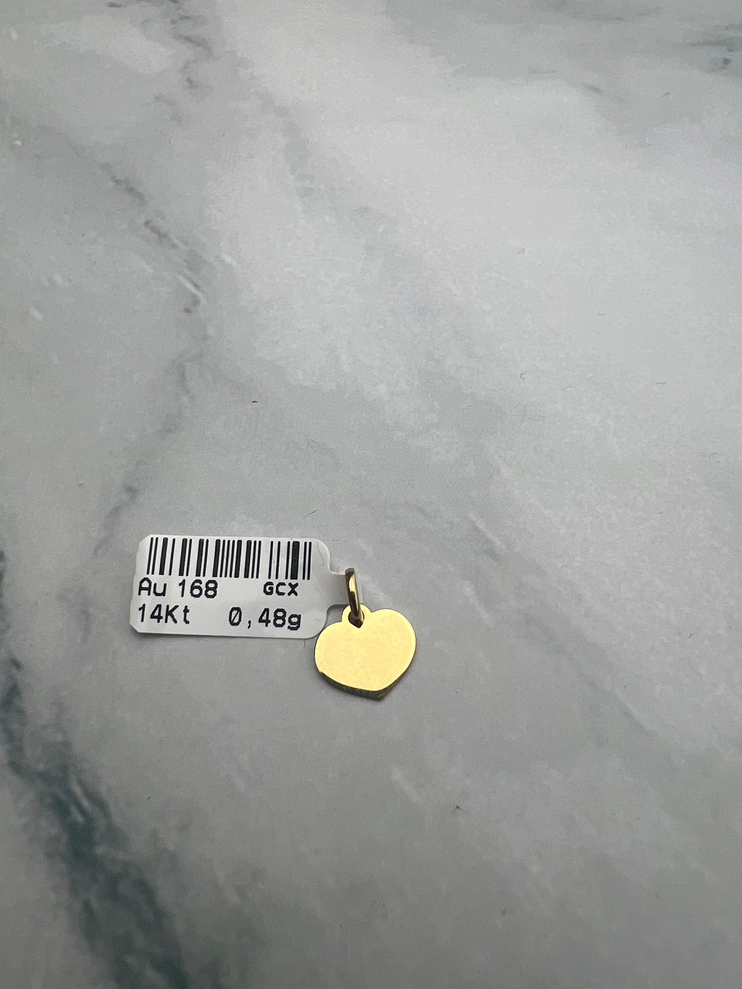 Lap szív arany medál