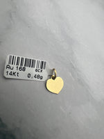 Lap szív arany medál