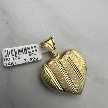 Szív arany medál
