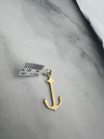 Horgony alakú arany medál