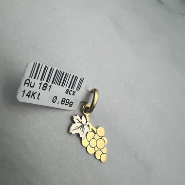 Szőlőfürt alakú arany medál