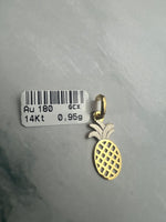 Ananász alakú arany medál