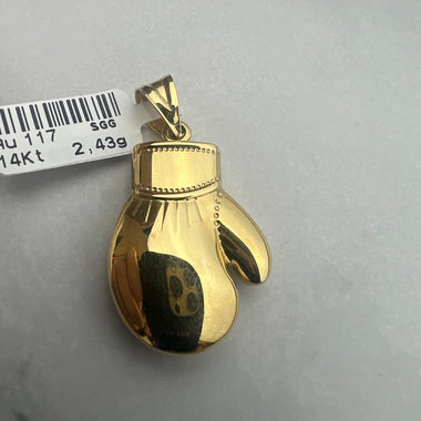 Boxkesztyű arany medál