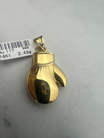 Boxkesztyű arany medál