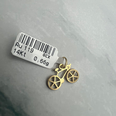 Bicikli alakú arany medál