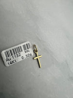 Kereszt arany medál mini méretű