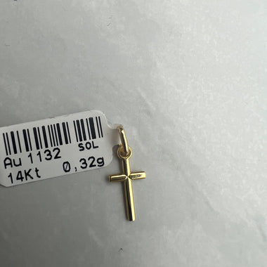 Kereszt arany medál mini méretű