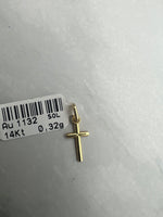 Kereszt arany medál mini méretű