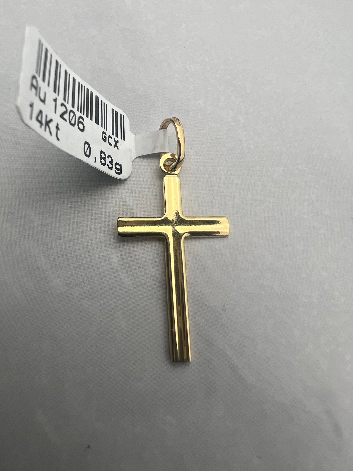 Kereszt sárgaarany medál