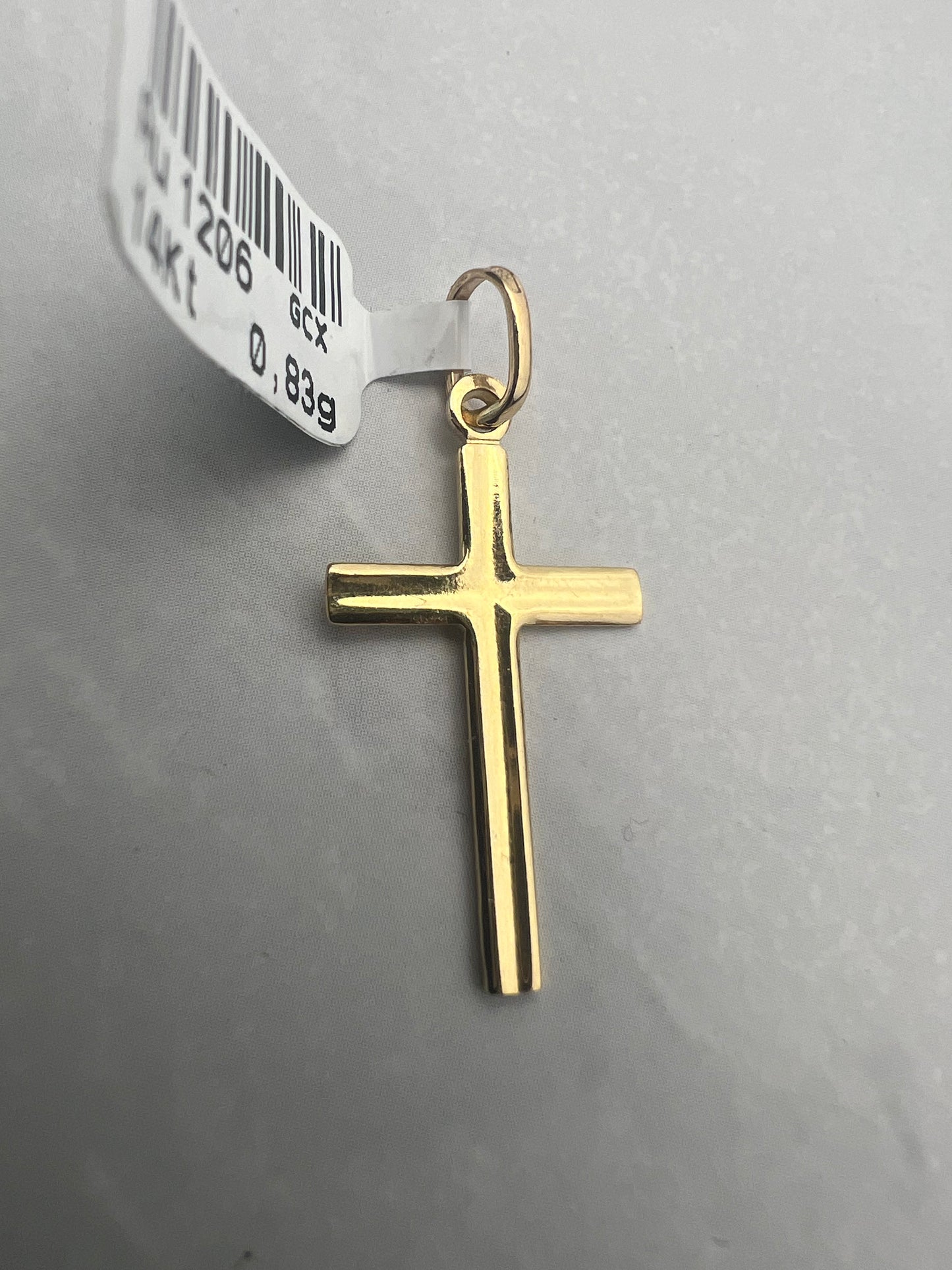 Kereszt sárgaarany medál