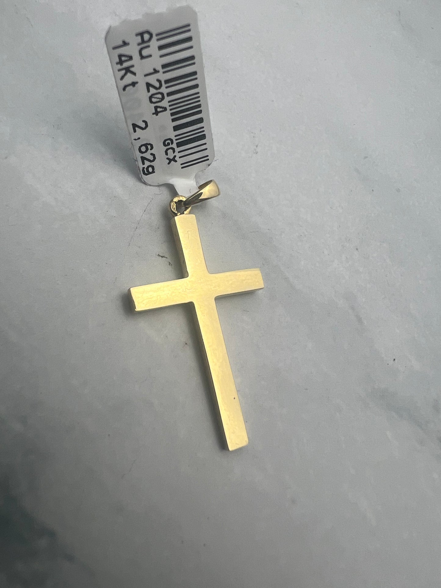 Kereszt arany medál, letisztult fazon