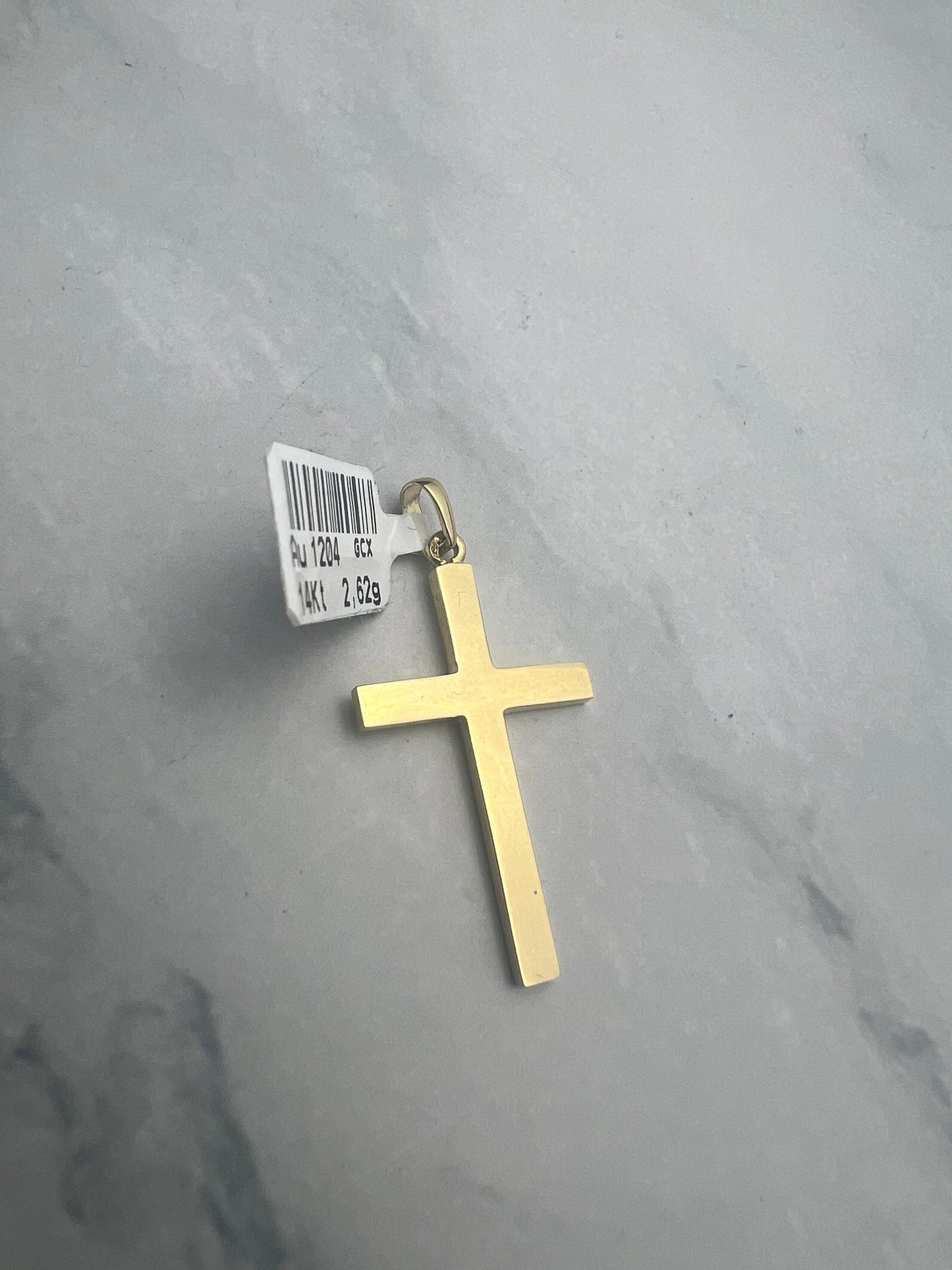 Kereszt arany medál, letisztult fazon