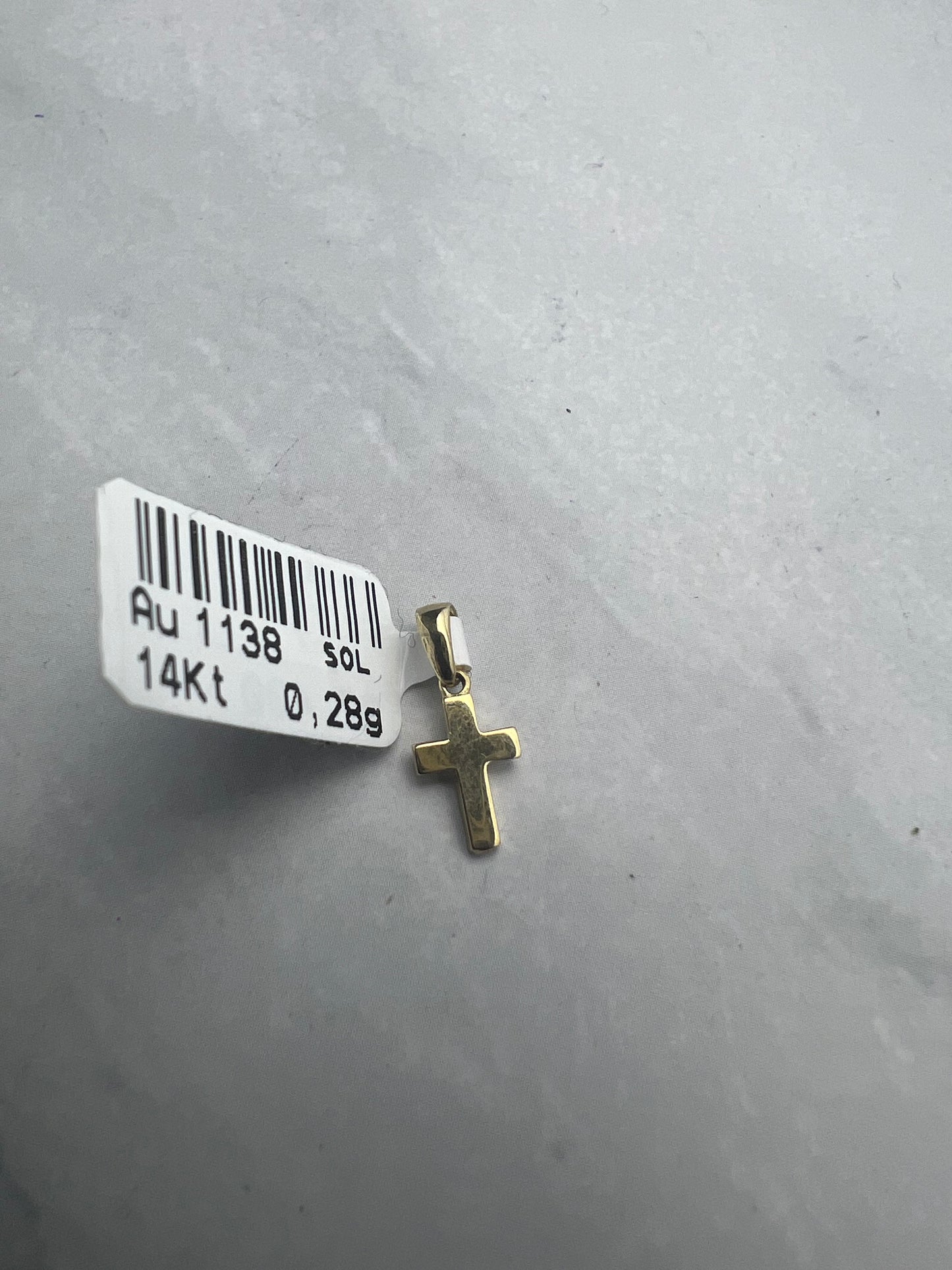 Mini kereszt arany medál