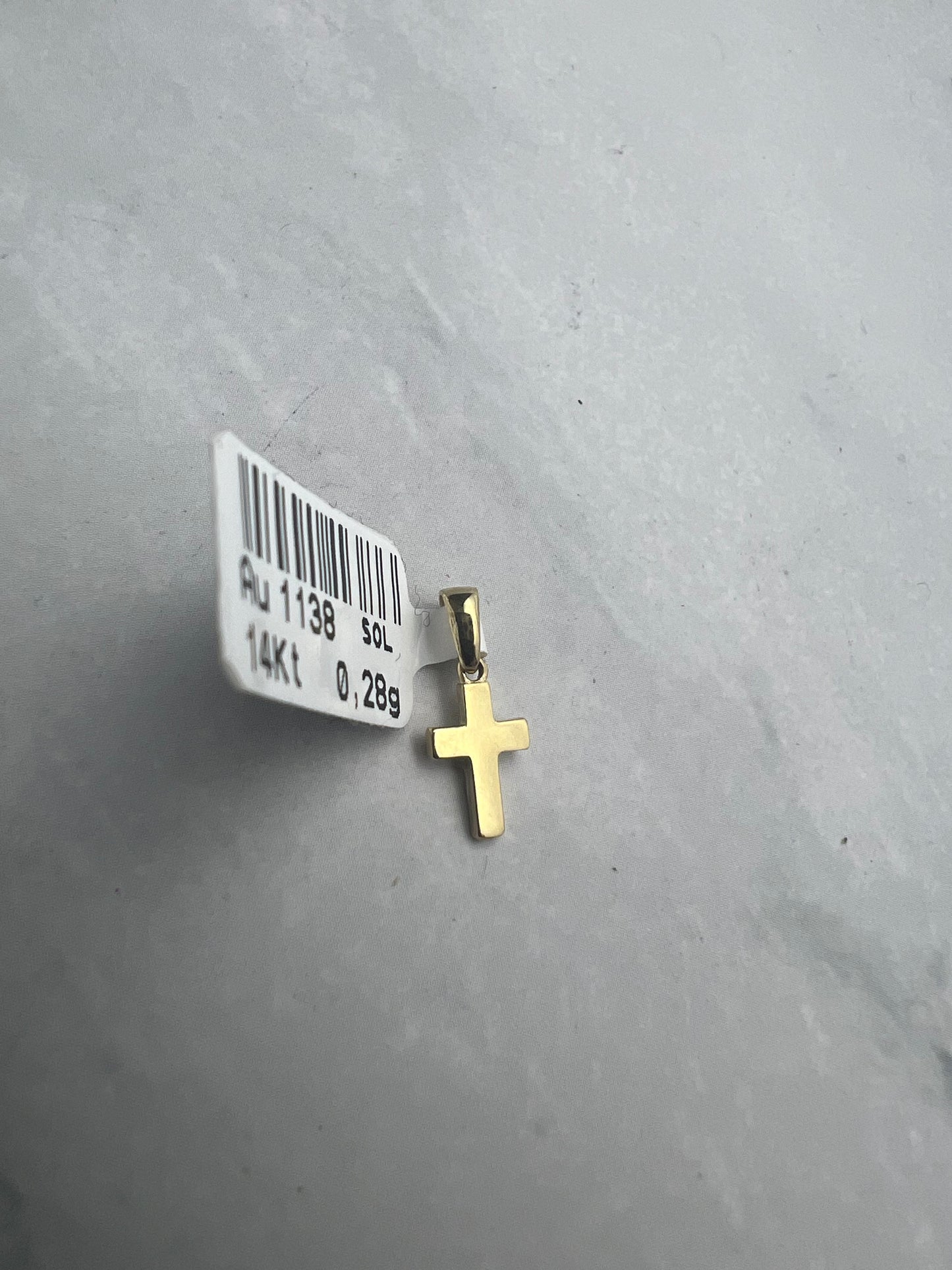 Mini kereszt arany medál