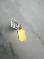 Gravírozható lap arany medál