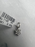 Fehérarany medál cirkónia kövekkel