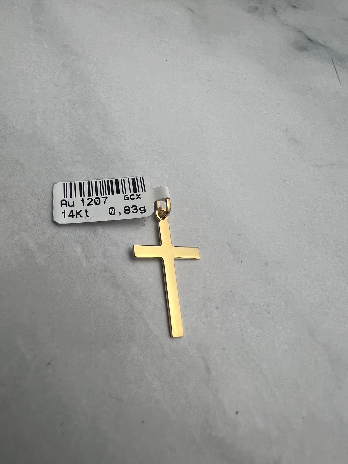 Kereszt medál sárgaaranyból