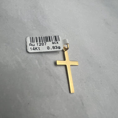 Kereszt medál sárgaaranyból