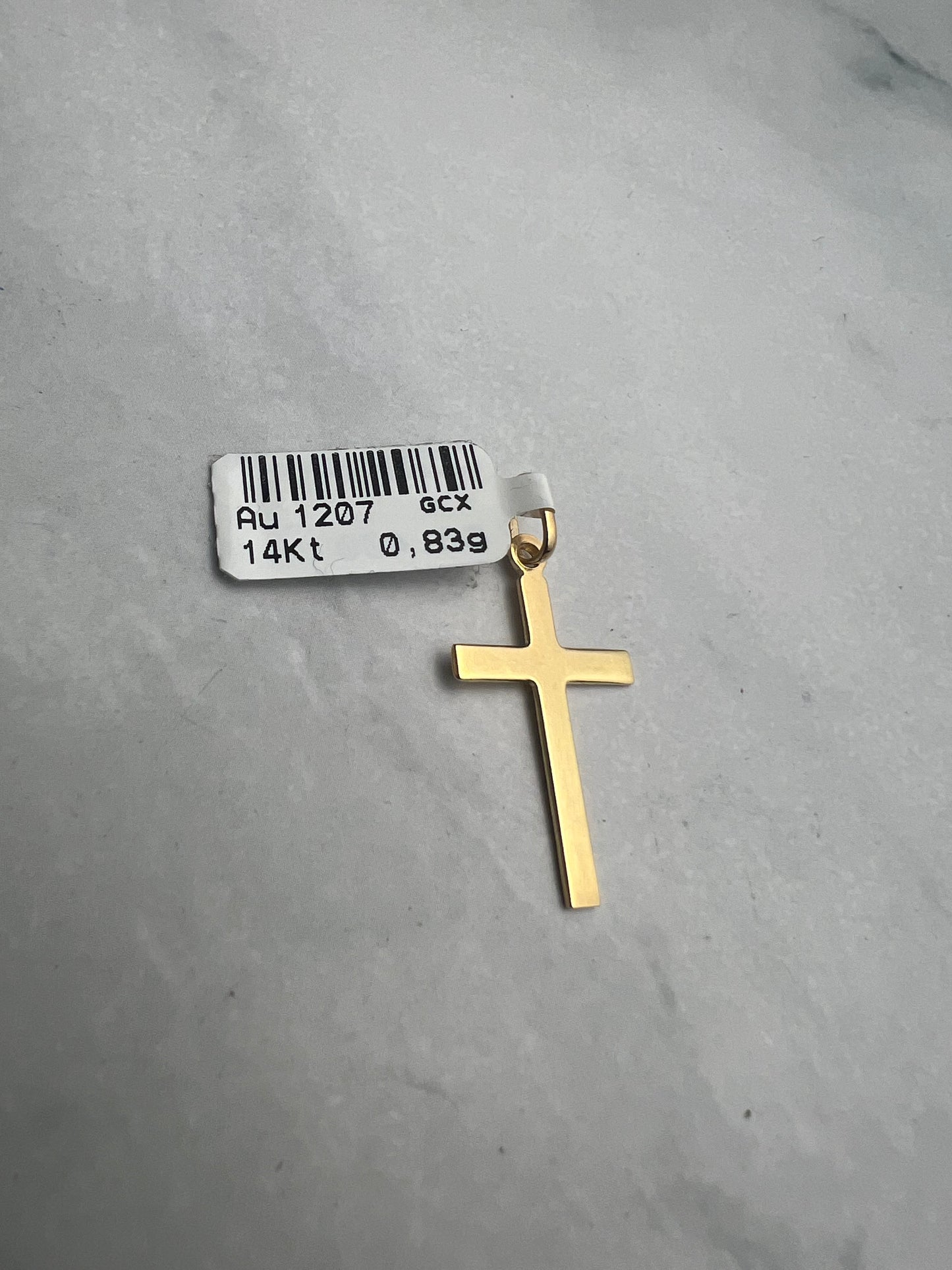Kereszt medál sárgaaranyból