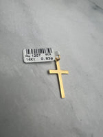 Kereszt medál sárgaaranyból