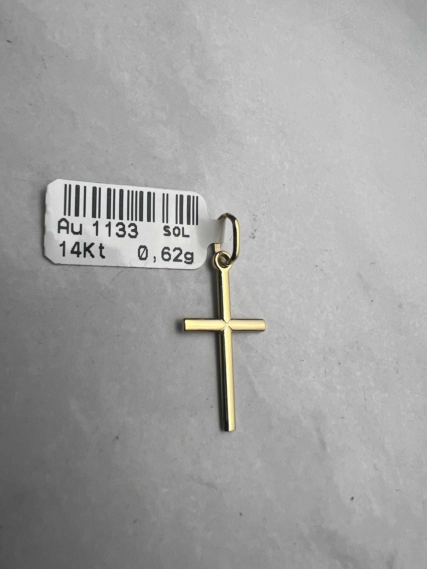 Kereszt medál sárgaaranyból