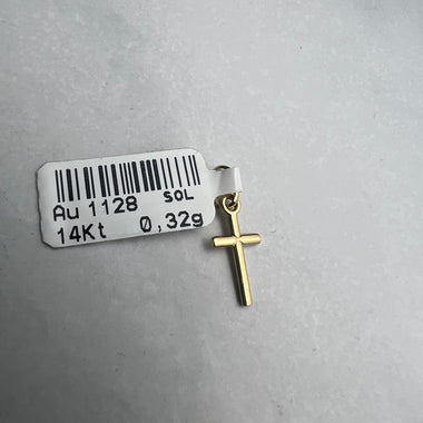 Kereszt medál sárgaaranyból