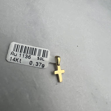 Kereszt medál sárgaaranyból