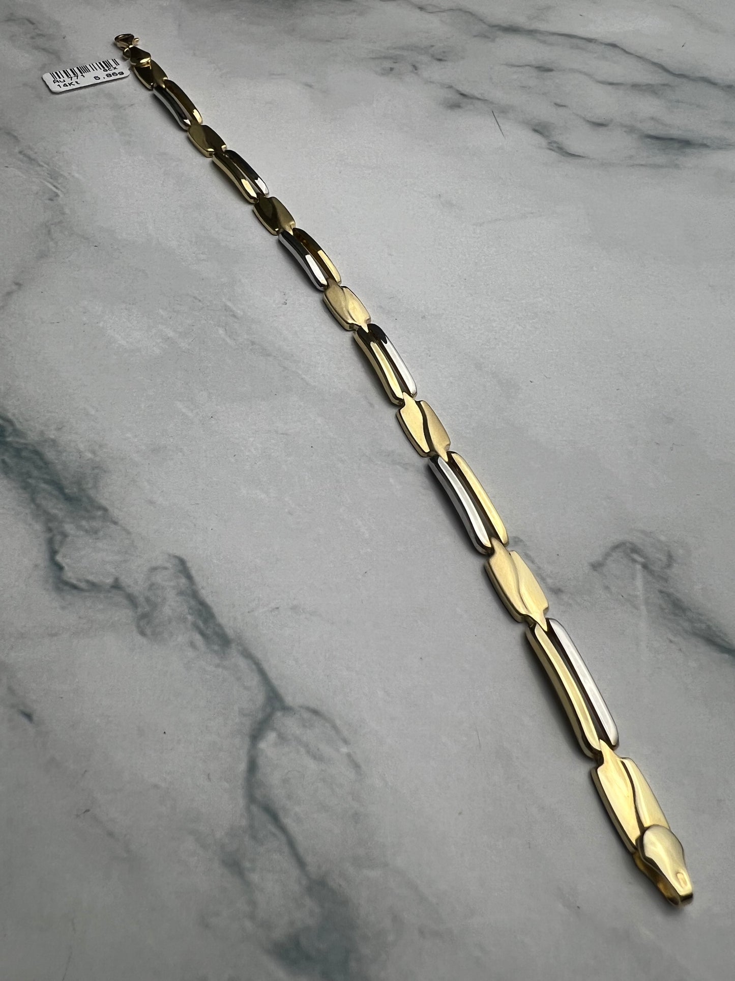 Karlánc sárga és fehéraranyból