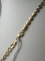 Háromszög szemes fűzött fazonú arany nyaklánc