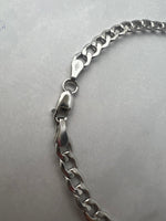 Pancer fazonú fehérarany karlánc