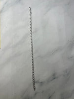 Pancer fazonú fehérarany karlánc