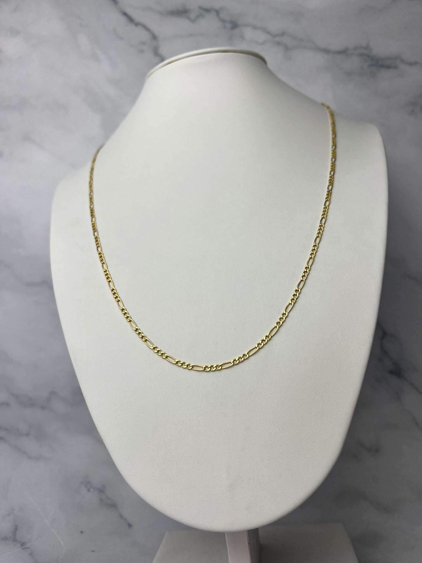 Figaro fazonú arany nyaklánc