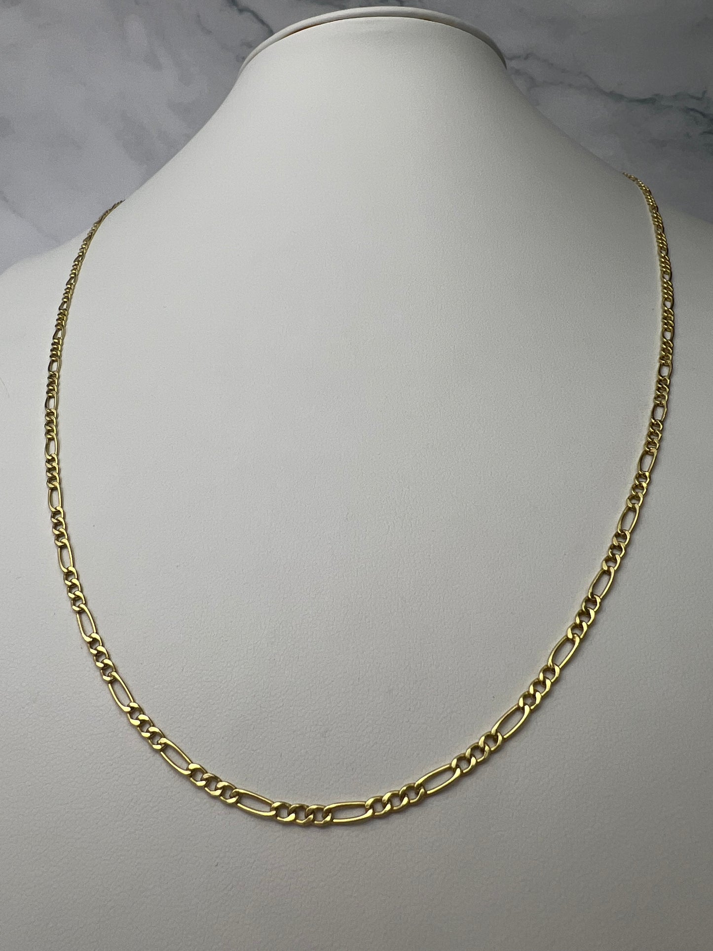 Figaro fazonú arany nyaklánc