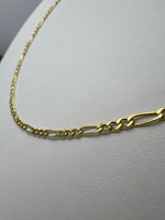 Figaro fazonú arany nyaklánc