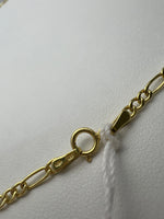 Figaro fazonú arany nyaklánc