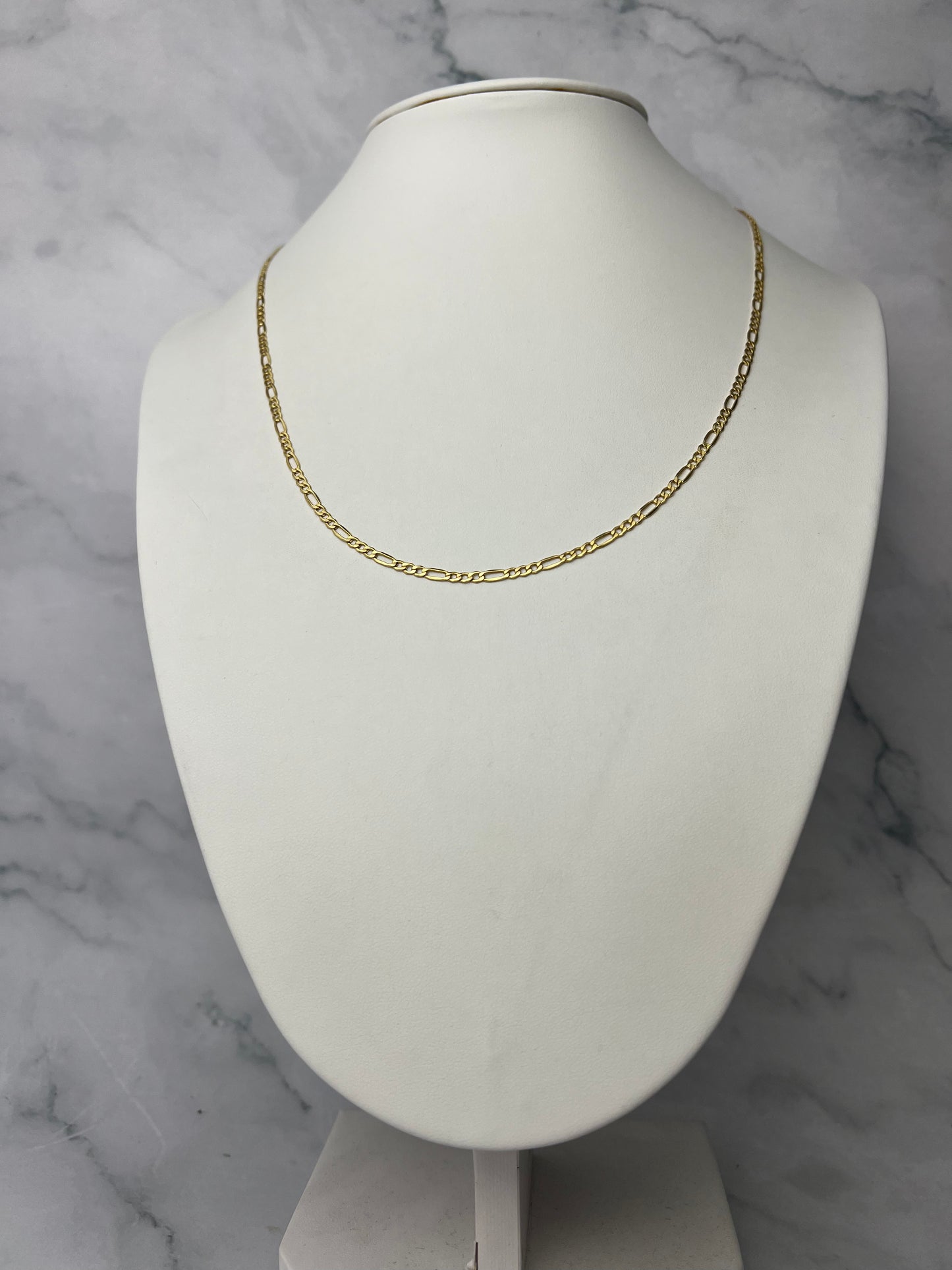 Figaro fazonú arany nyaklánc