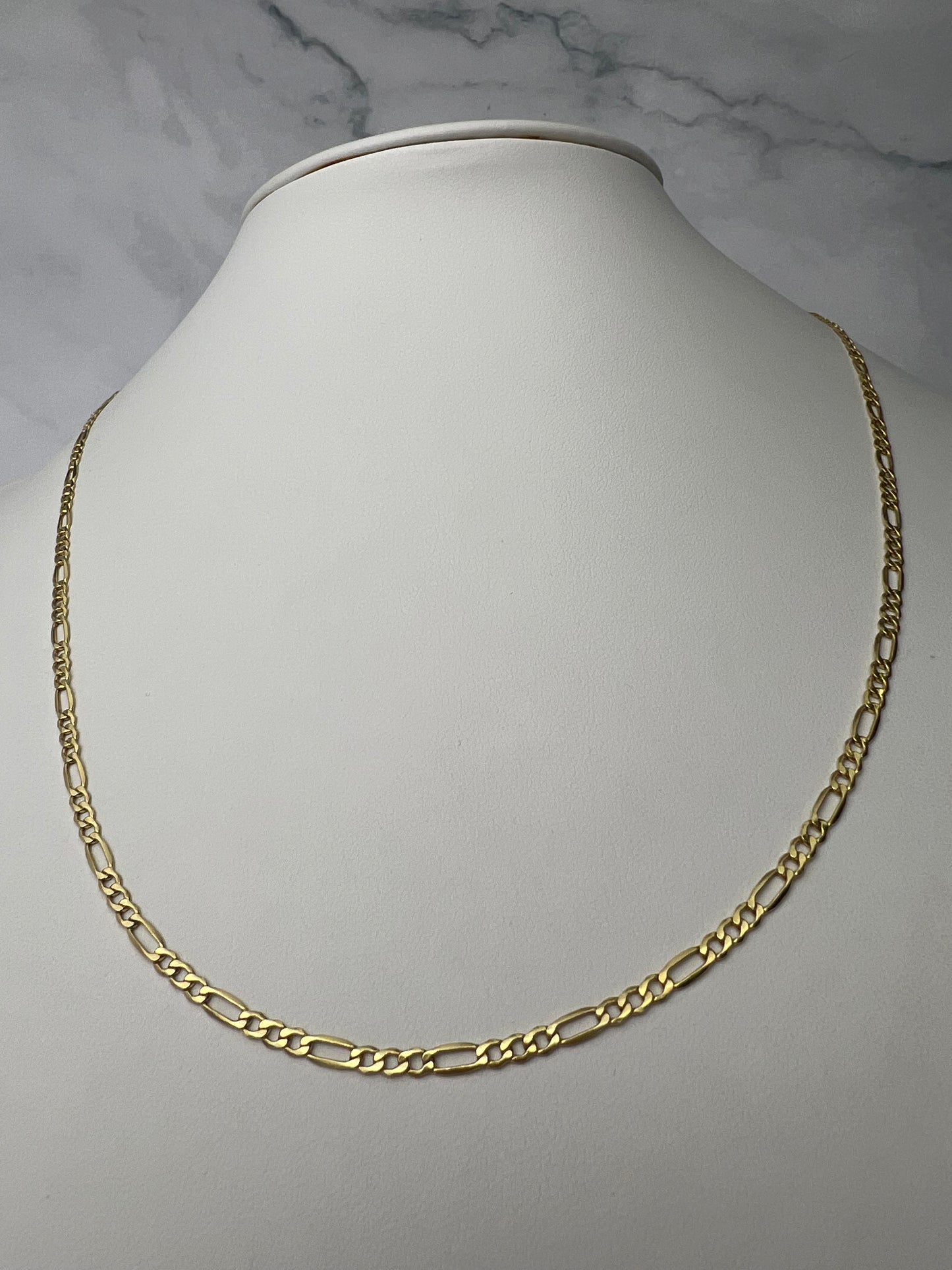 Figaro fazonú arany nyaklánc