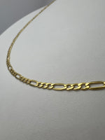 Figaro fazonú arany nyaklánc