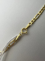 Figaro fazonú arany nyaklánc