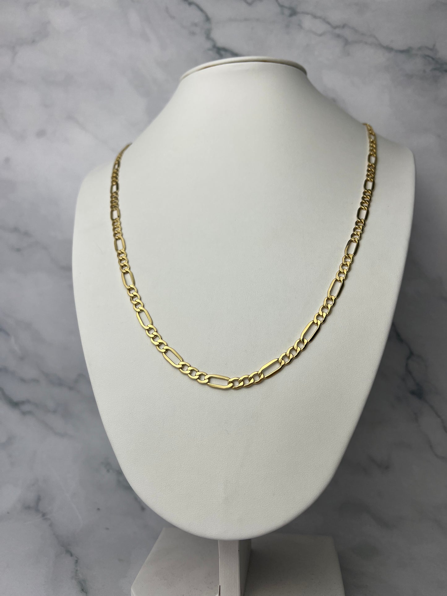 Figaro fazonú arany nyaklánc