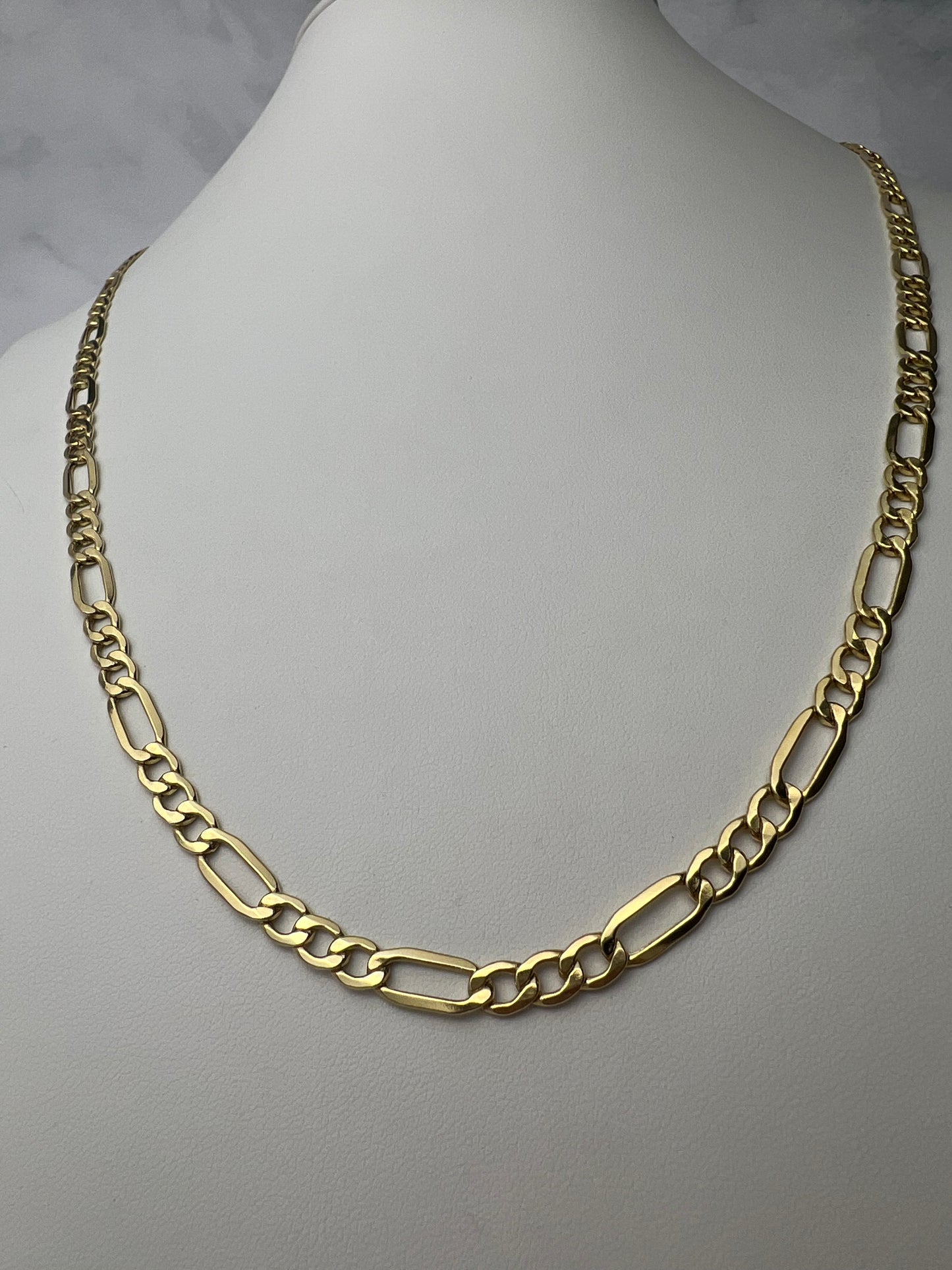 Figaro fazonú arany nyaklánc