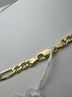 Figaro fazonú arany nyaklánc