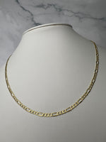Figaro fazonú arany nyaklánc