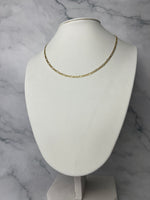 Figaro fazonú arany nyaklánc