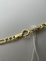 Figaro fazonú arany nyaklánc