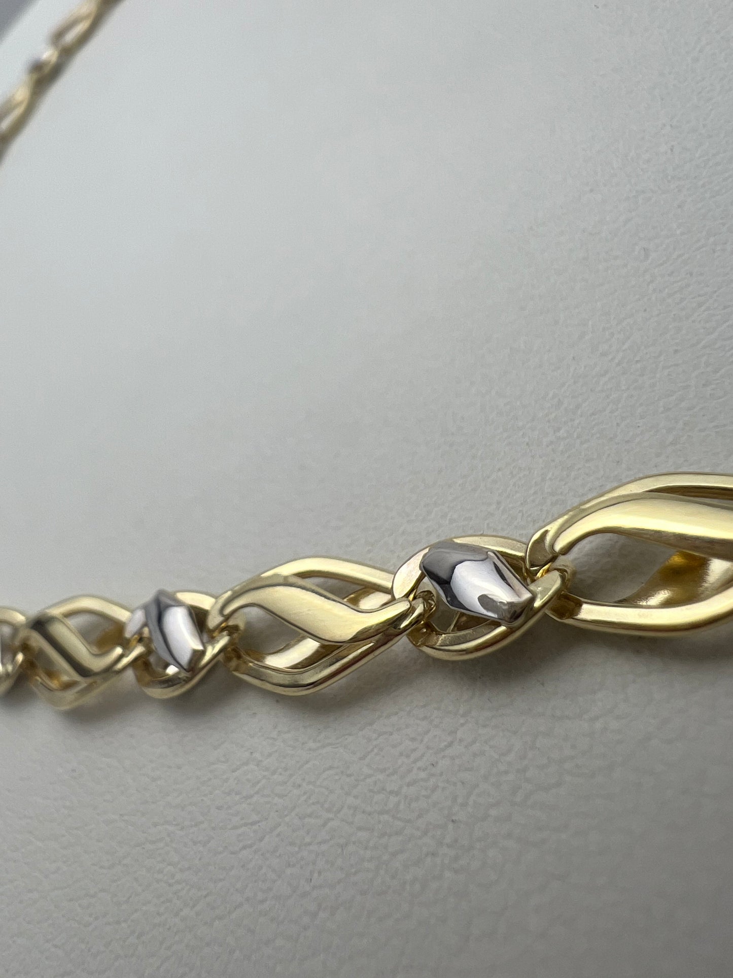 Bicolor olasz fazonú arany nyaklánc