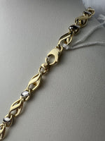 Bicolor olasz fazonú arany nyaklánc